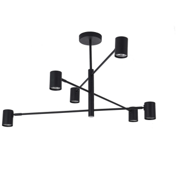 Plafonieră SNOW negru 6x50W GU10 Light Prestige