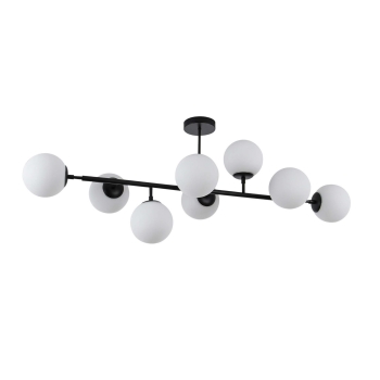 DORADO negru 8x40W E14 Lampă suspendată DORADO Light Prestige