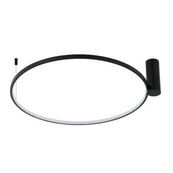 Plafond RING L negru 1xLED CCT Light Prestige