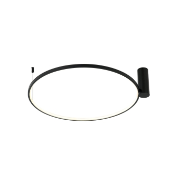 Plafond RING S negru 1xLED 3000K Light Prestige