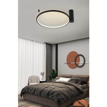 Plafond RING S negru 1xLED CCT Light Prestige