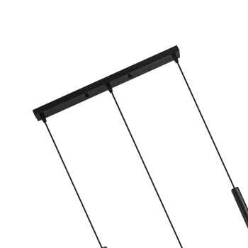 SOLIN lampă suspendată neagră 3x60W E27 Light Prestige