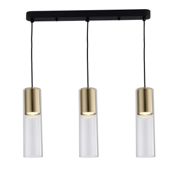 MANACOR aur 3x50W GU10 lampă suspendată Light Prestige