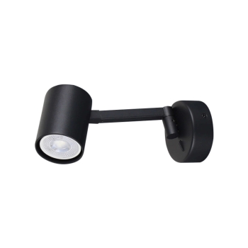SNOW lampă de perete cu braț extensibil negru 1x40W GU10 Light Prestige
