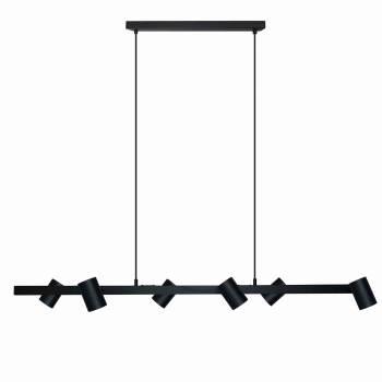 Lampă suspendată SNOW negru 6x50W GU10 Light Prestige