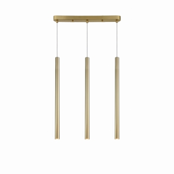 Lămpă suspendată LUNGO gold 3x5W G9 de Light Prestige
