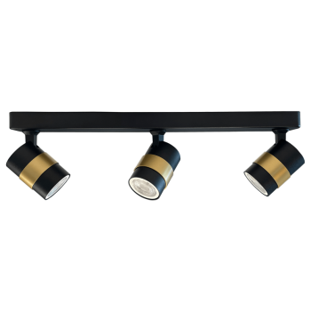 ANILLO negru 3x50W GU10 plafonieră neagră Light Prestige