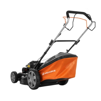 Mașină de tuns iarba cu motor, 4 în 1, 51 cm, 4,5 CP, cutie de colectare a ierbii de 65 litri, carcasă din oțel