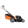 Mașină de tuns iarba cu motor, 4 în 1, 51 cm, 4,8 CP, recipient de colectare a ierbii de 65 litri, motor Honda, carcasă din oțel