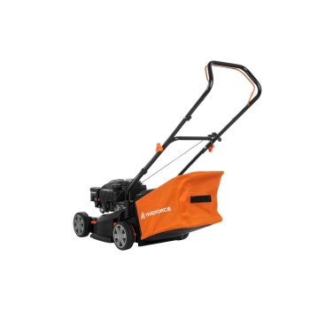Mașină de tuns iarba pe benzină 3 în 1, 40 cm, 2,9 CP, cutie de colectare a ierbii de 45 litri, carcasă din plastic