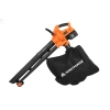 Aspirator/suflător de frunze 2x20V, 2x4.0 Ah, viteză de aer 200km/h, mulcire 8:1, sac de 45 litri