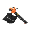Aspirator/suflător de frunze 2x20V, 2x4.0 Ah, viteză de aer 200km/h, mulcire 8:1, sac de 45 litri