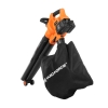 Aspirator/suflător de frunze 2x20V, 2x4.0 Ah, viteză de aer 200km/h, mulcire 8:1, sac de 45 litri