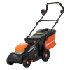 Mașină de tuns iarba fără fir 2x20 V, 2x2,5 Ah, 34 cm, recipient pentru iarbă de 35 litri