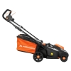 Mașină de tuns iarba fără fir 2x20 V, 2x2,5 Ah, 34 cm, recipient pentru iarbă de 35 litri