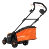 Mașină de tuns iarba fără fir 2x20 V, 2x2,5 Ah, 34 cm, recipient pentru iarbă de 35 litri