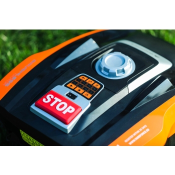 Robot de tuns iarba compact, suprafață de până la 400m2, cu ultrasunete, wifi, aplicație